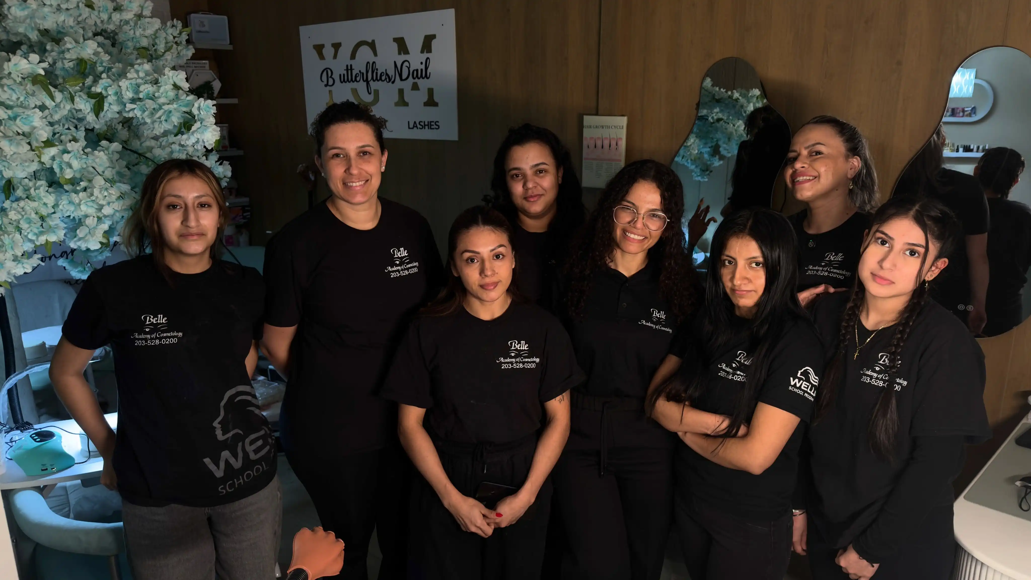 Belle Academy salon team group
